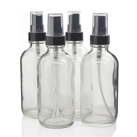 4 oz glass spray bottles.